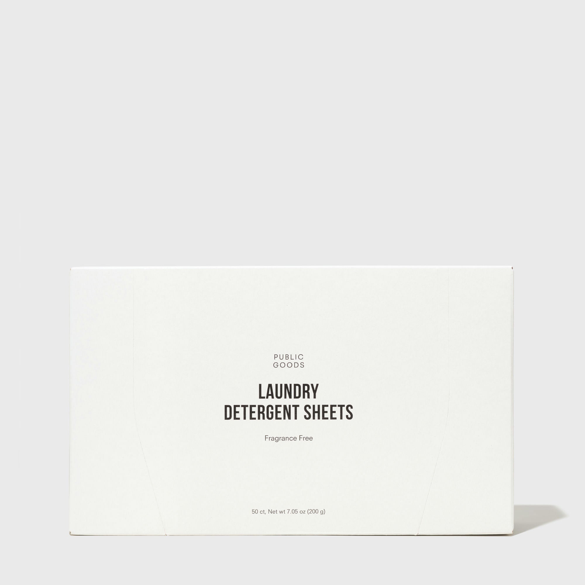 Public Goods Fragrance Free Laundry Detergent Sheets (Case of 4)