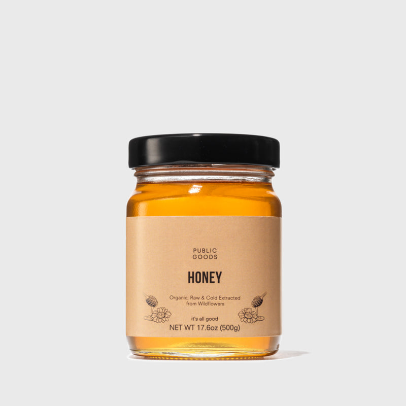 Public Goods Wildflower Raw Honey