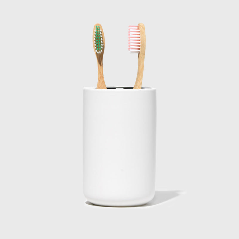 Public Goods Stoneware Toothbrush Holder