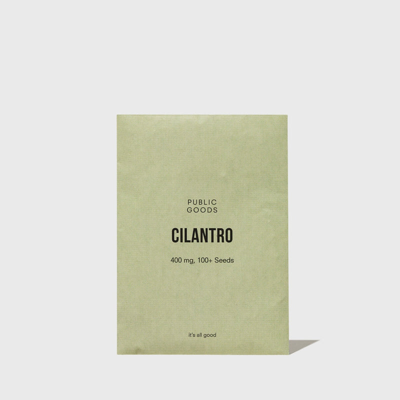Public Goods Cilantro Seed Packet