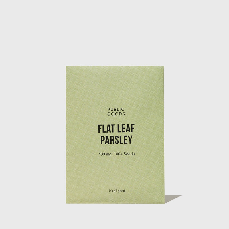 Public Goods Parsley Seed Packet