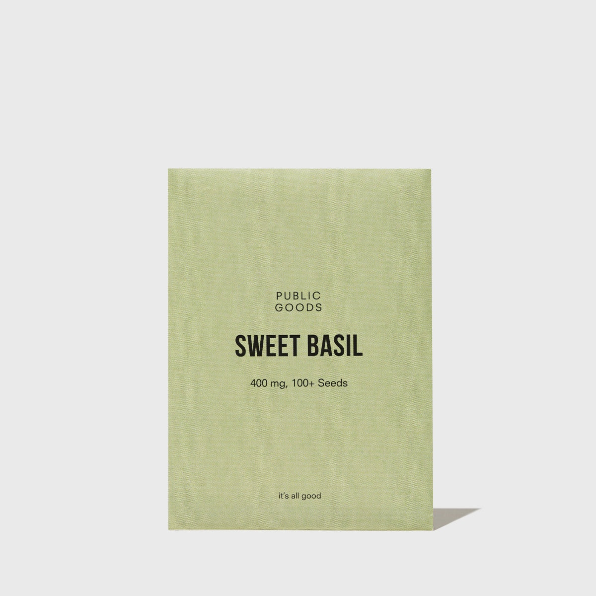 Public Goods Basil Seed Packet