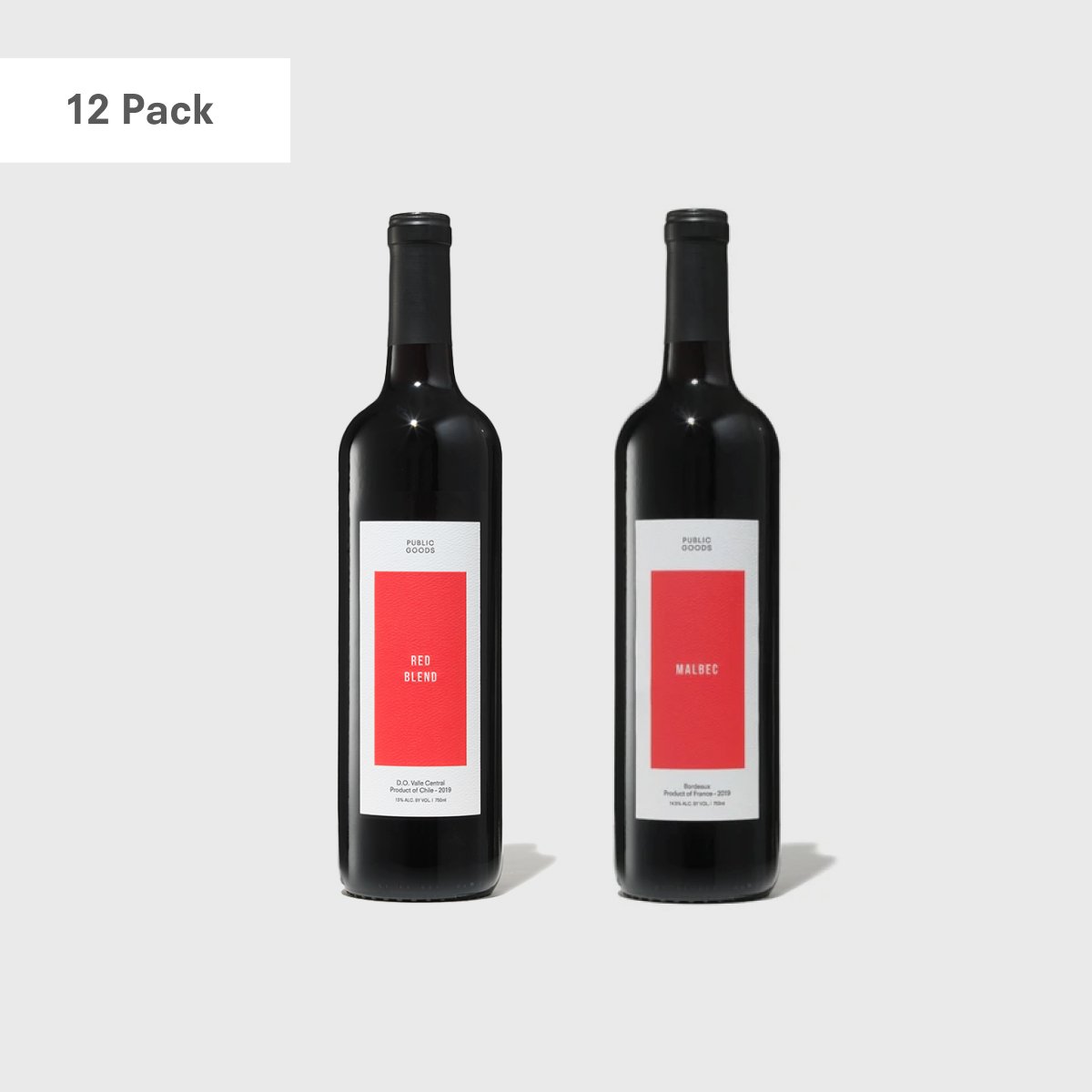 Public Goods Wine Red Variety 12-Pack