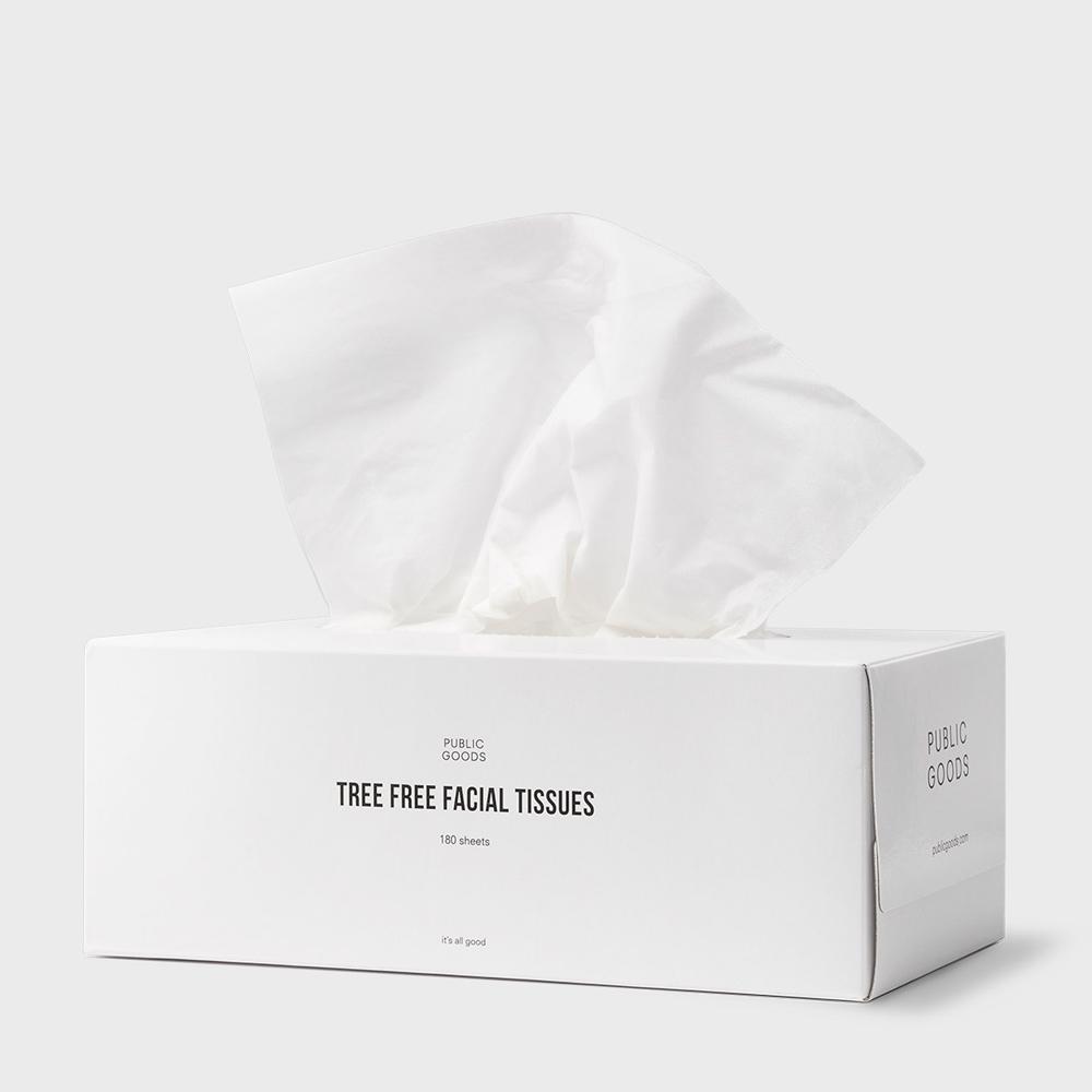 Tree Free Tissue Box, Made of Soft Bamboo & Sugarcane