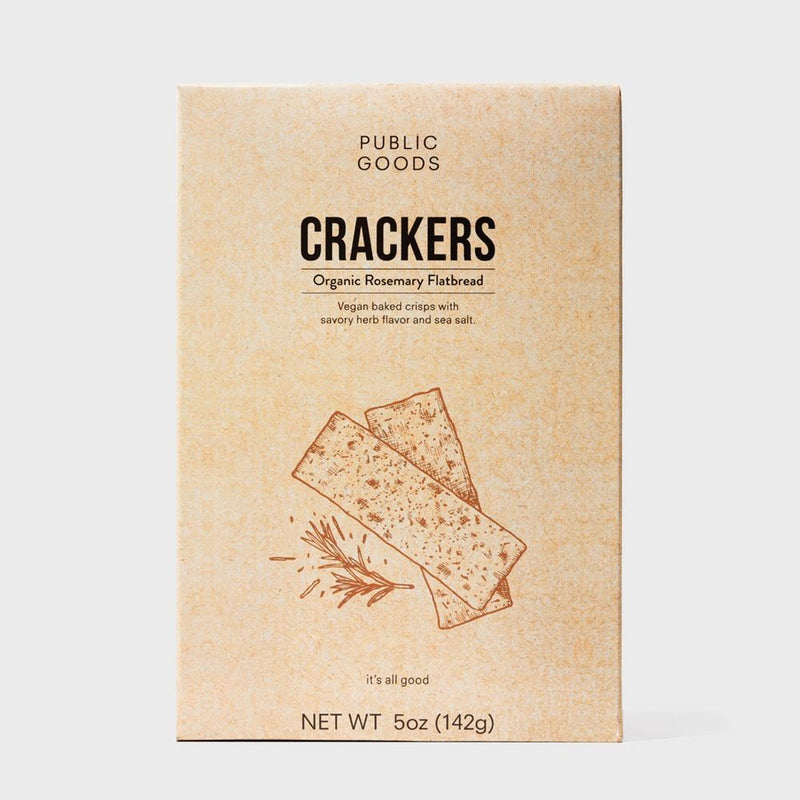 Public Goods Grocery Rosemary Crackers