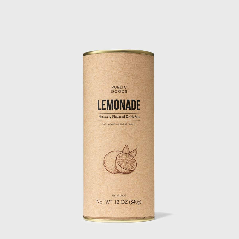  Public Goods Organic Lemonade Mix | Naturally Flavored & Preservative-Free Powdered Mix