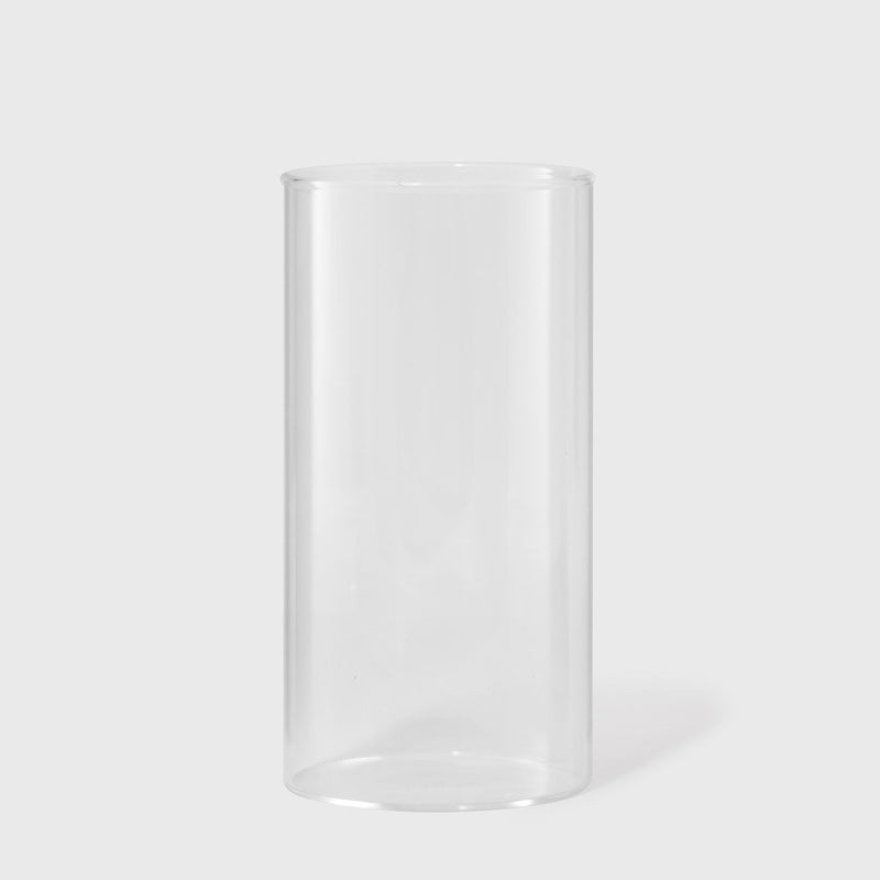 Public Goods 16 oz Glass Tumblers (Set of 4) | Simple & Modern Design Made from Borosilicate Glass