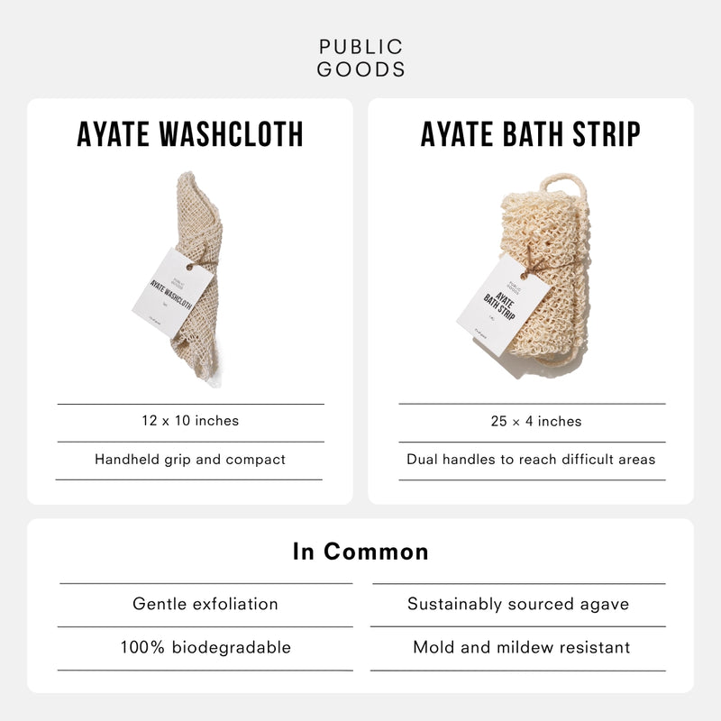 Public Goods Personal Care Ayate Washcloth