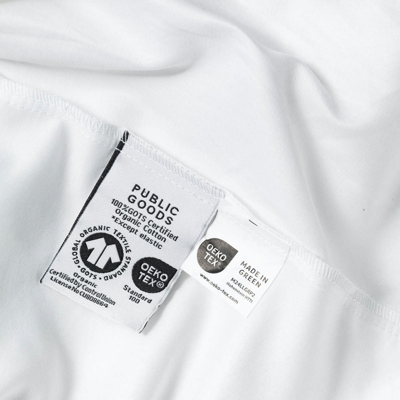 Public Goods Organic King Flat Sheet