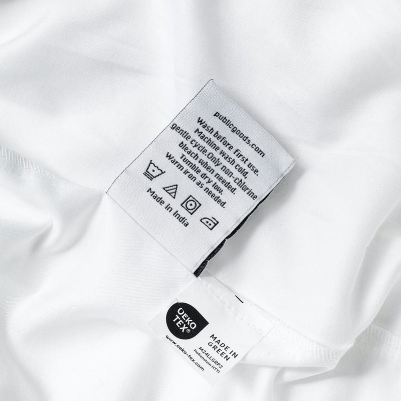 Public Goods Organic Twin Fitted Sheet
