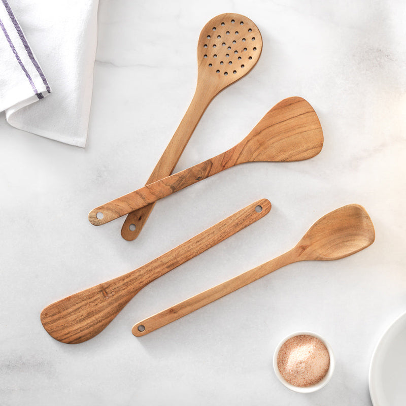 Buy Wooden Mixing Spoons 6pk