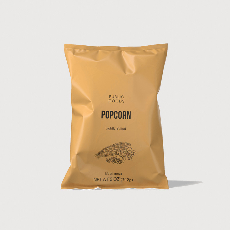Public Goods Food Items Sea Salted Popcorn