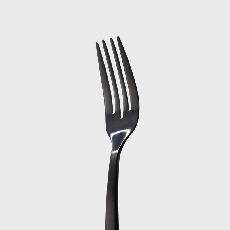 Public Goods 18/10 Black Stainless Steel Forged Flatware Set