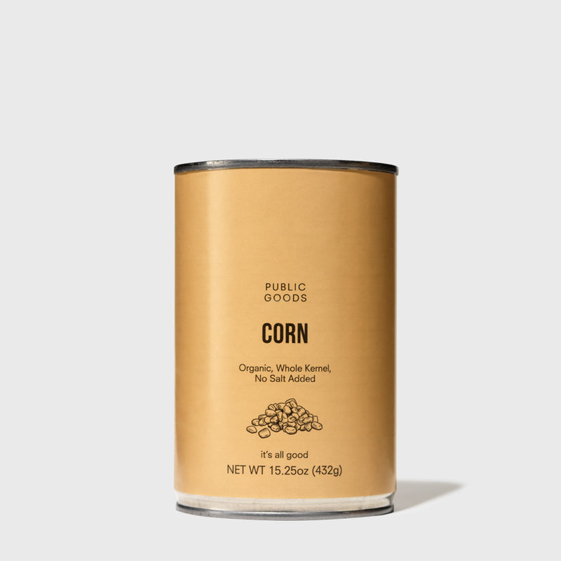 Public Goods Whole Kernel Corn (6 pack)