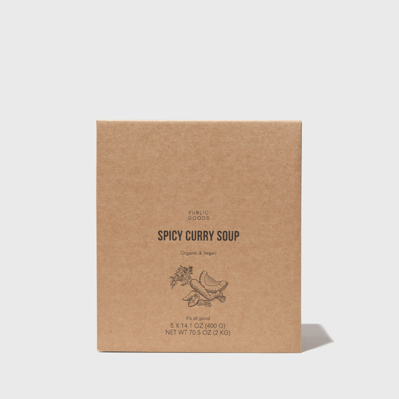 Public Goods Organic Spicy Curry Soup 5pk