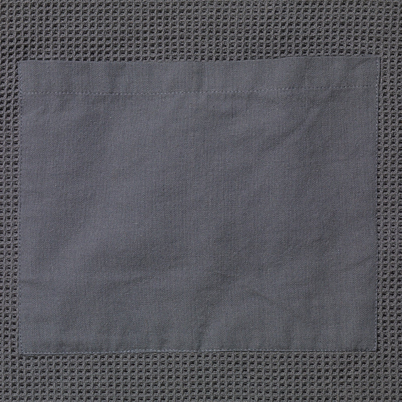 Public Goods Household Grey Waffle Weave Apron