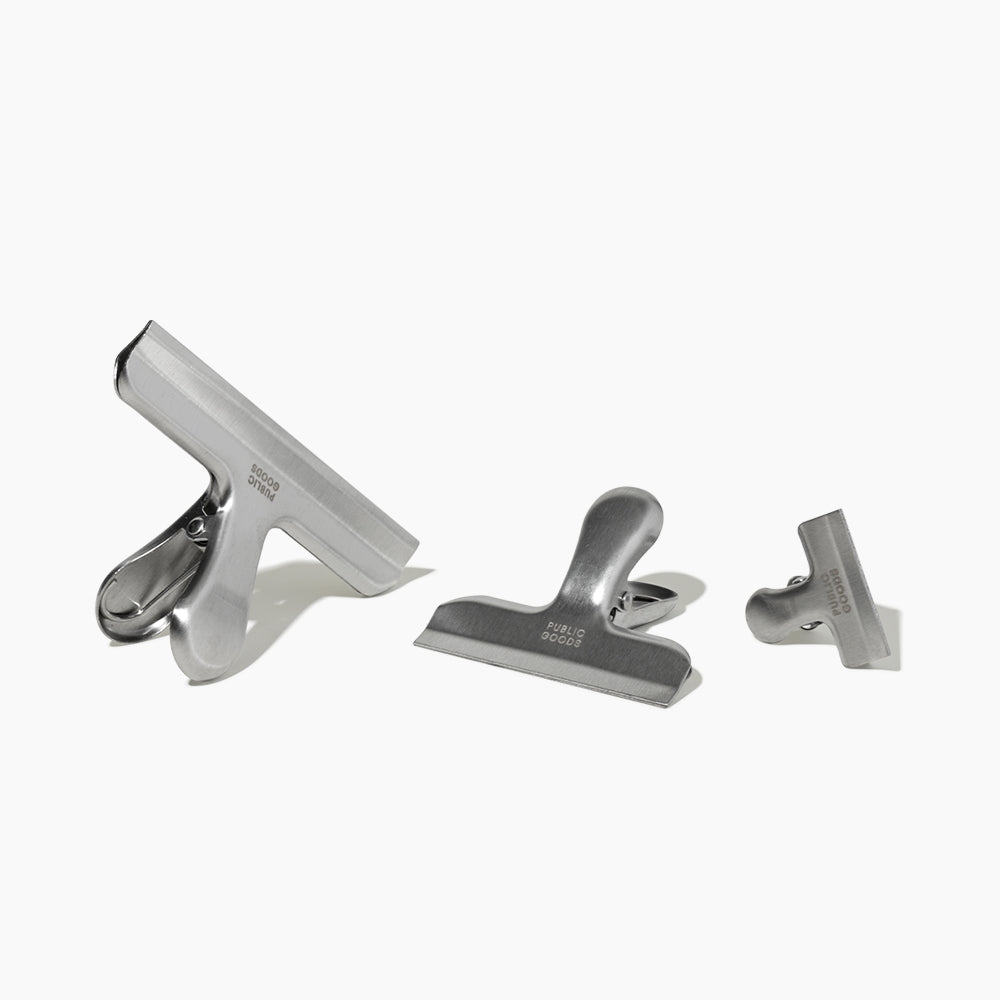 Public Goods Household Stainless Steel Bag Clips