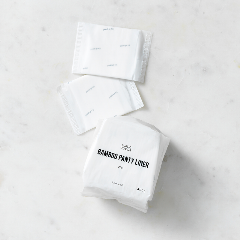 Public Goods Personal Care Bamboo Panty Liners