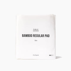 Public Goods Personal Care Organic Bamboo Regular Pads