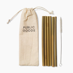 Public Goods Household Reusable Bamboo Straws