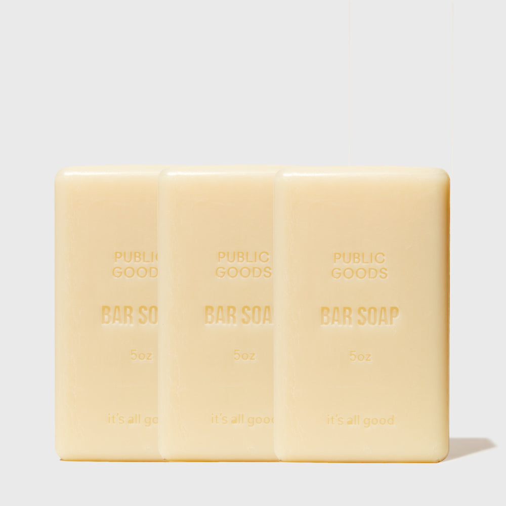 Public Goods Bar Soap (3-pack)