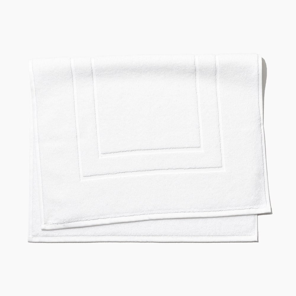 Public Goods Household Turkish Cotton White 500 GSM Bath Mat