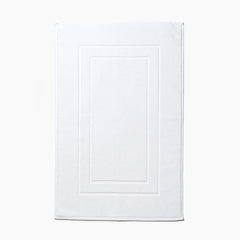 Public Goods Household Turkish Cotton White 500 GSM Bath Mat