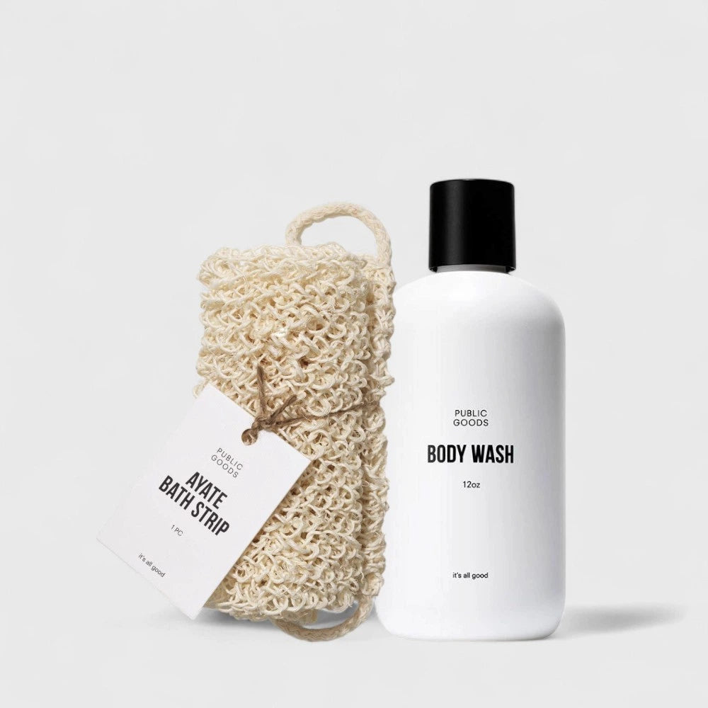 Public Goods Personal Care Ayate Bath Strip & Body Wash Set