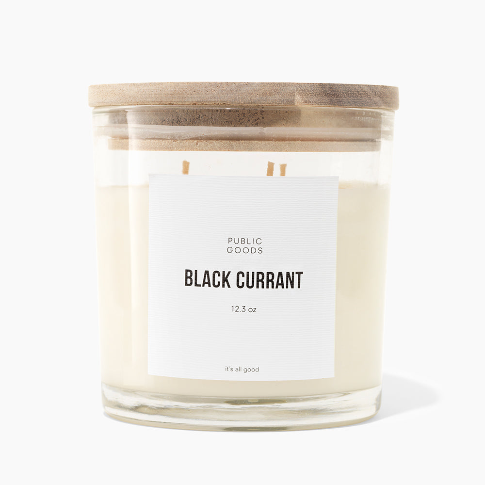 Public Goods Household Black Currant Soy Candle