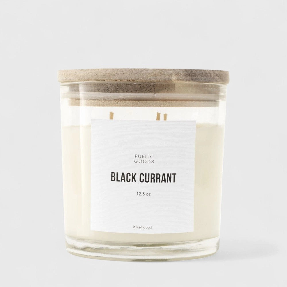 Public Goods Household Black Currant Soy Candle