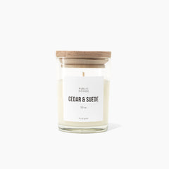 Public Goods Household Cedar & Suede Soy Candle