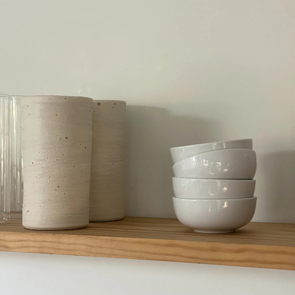 Public Goods Household Ceramic Cereal Bowls (Set of 4)