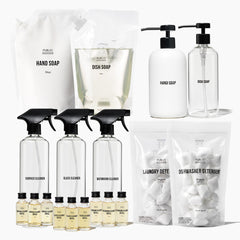 Public Goods Household Cleaning Essentials With Refills Set