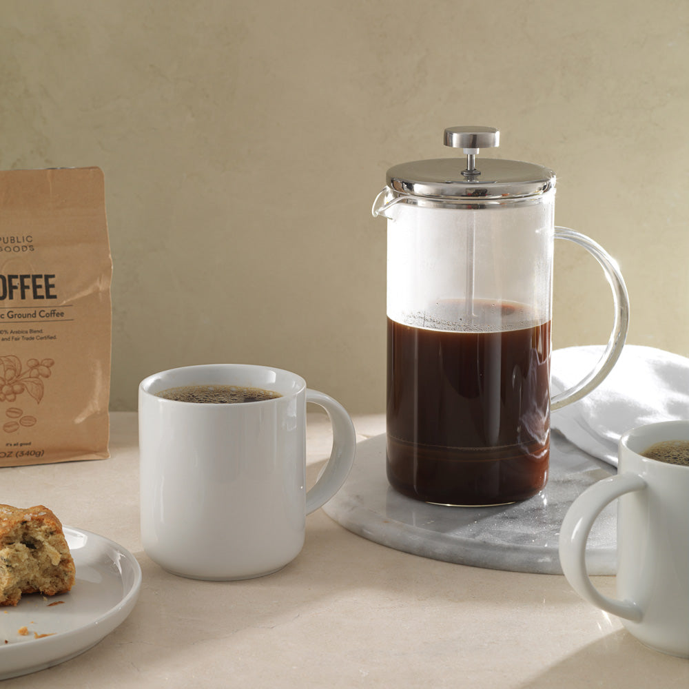 Zurich Black French Press, 1L – Tea + Linen