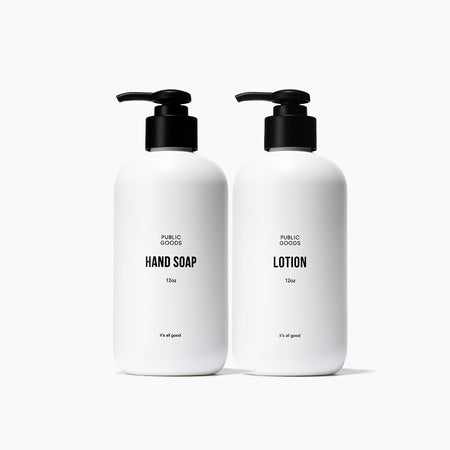 Public Goods Hand Soap & Lotion Set at Public Goods