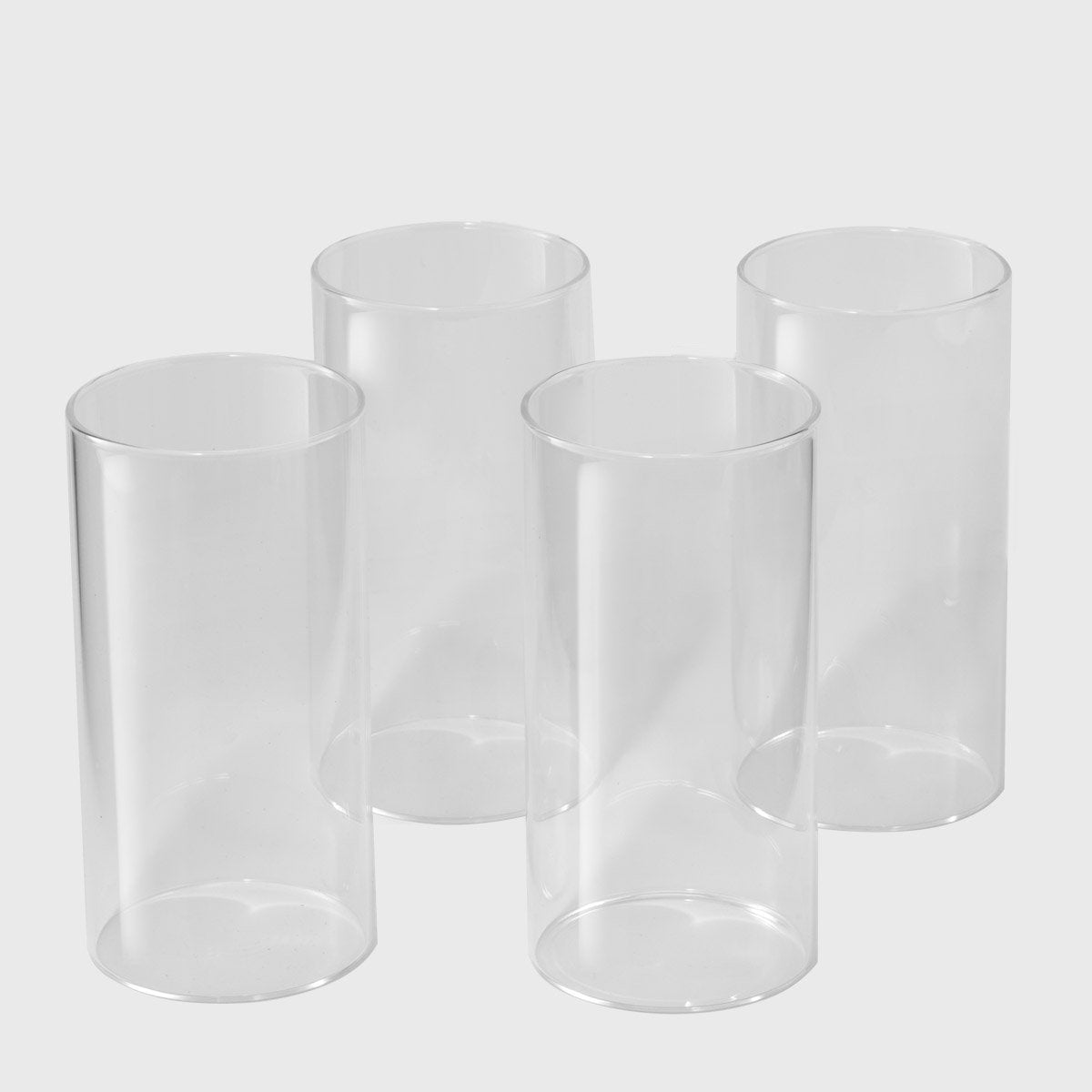 StyleWell 17 oz. and 10 oz. Glass Tumblers (Set of 16) P7778 - The