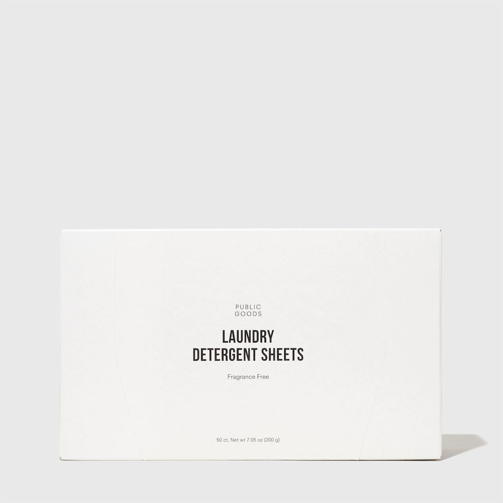 Public Goods Household Laundry Detergent Sheets