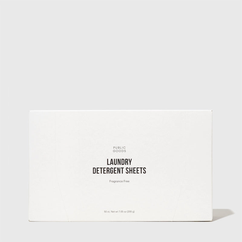 Public Goods Household Laundry Detergent Sheets