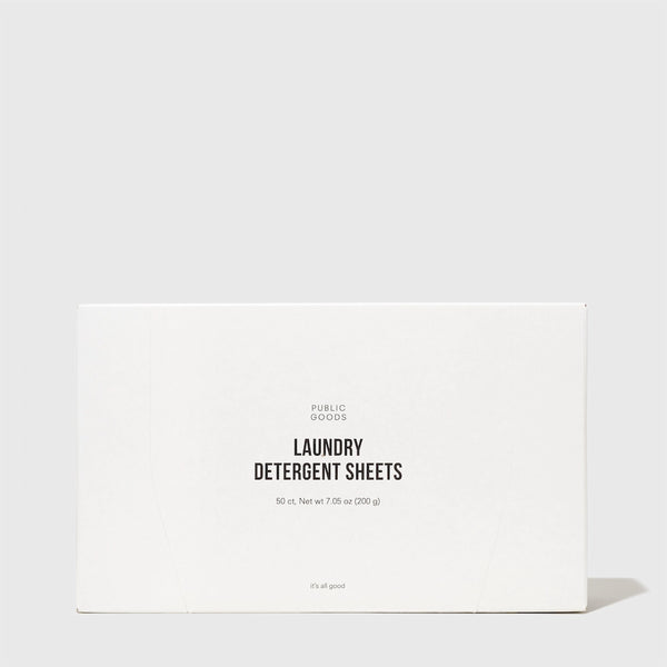 Public Goods Household Laundry Detergent Sheets