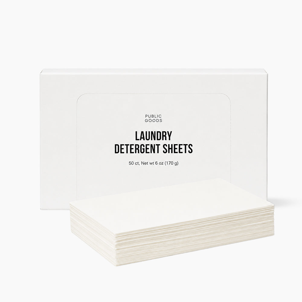 Public Goods Household Laundry Detergent Sheets
