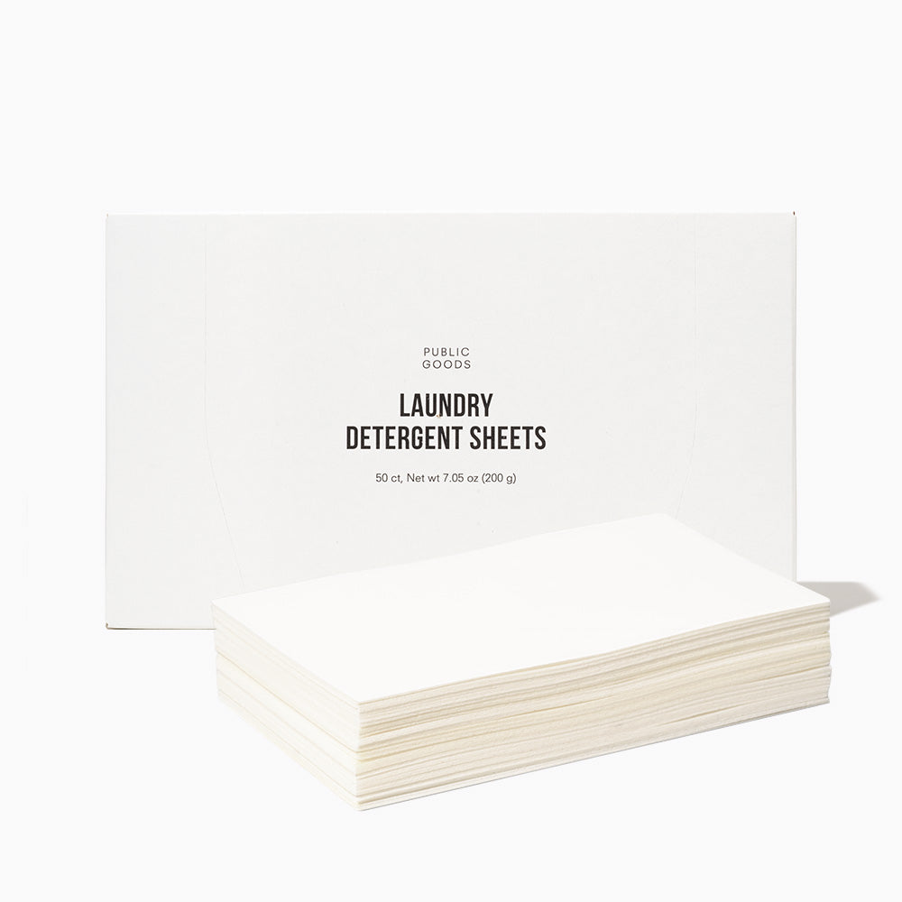 Public Goods Household Laundry Detergent Sheets