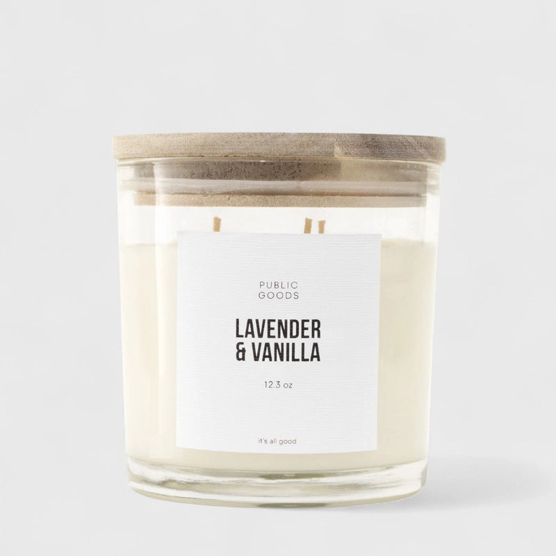 Public Goods Household Lavender & Vanilla Soy Candle