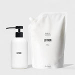Public Goods Product Set Stoneware Lotion Dispenser + Lotion Refill