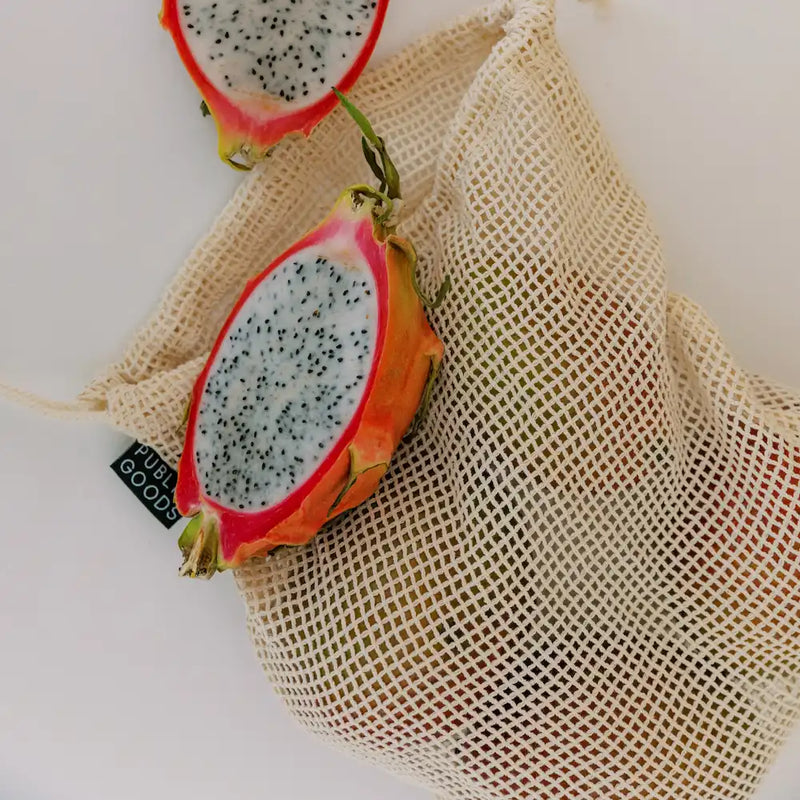 Public Goods Household Organic Reusable Mesh Grocery Bag