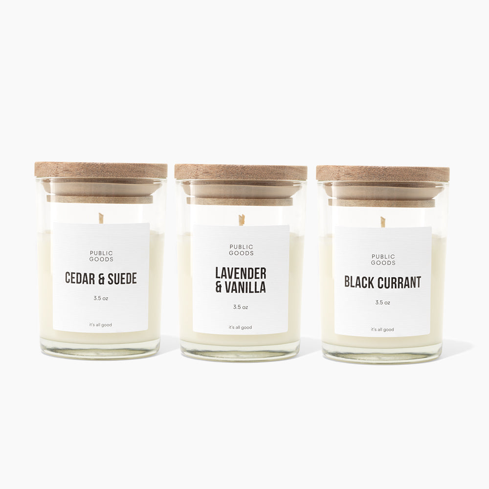Lavender & Vanilla Soy Candle - Thumbnail 3
