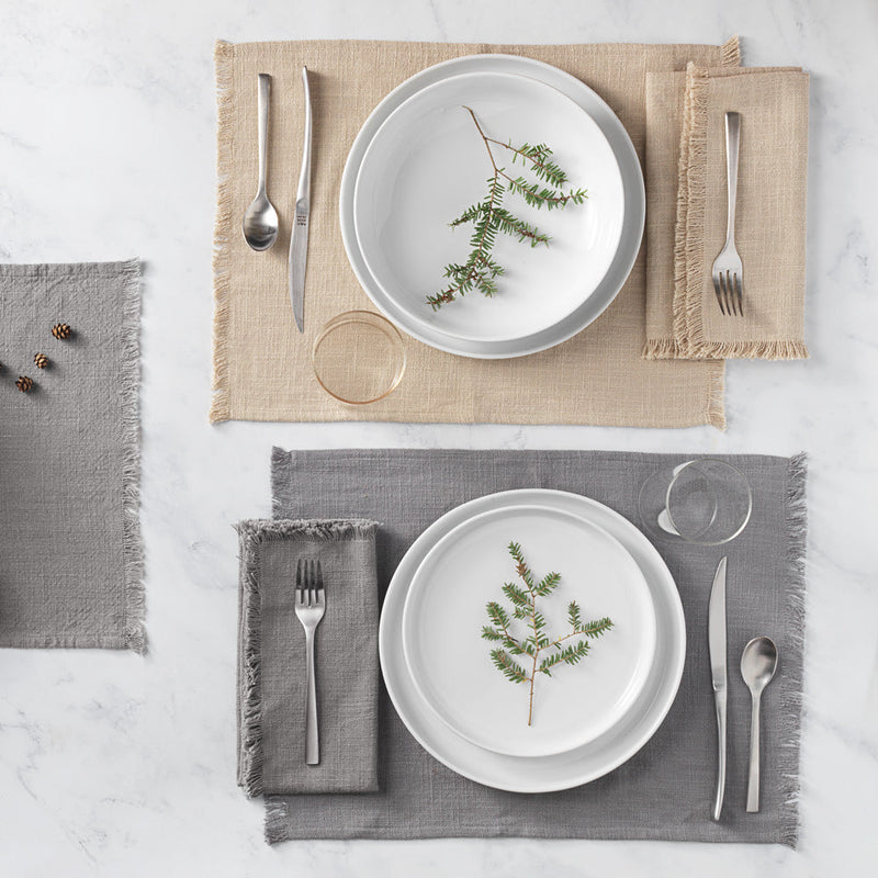 Public Goods Household Grey Placemats (Set of 4)