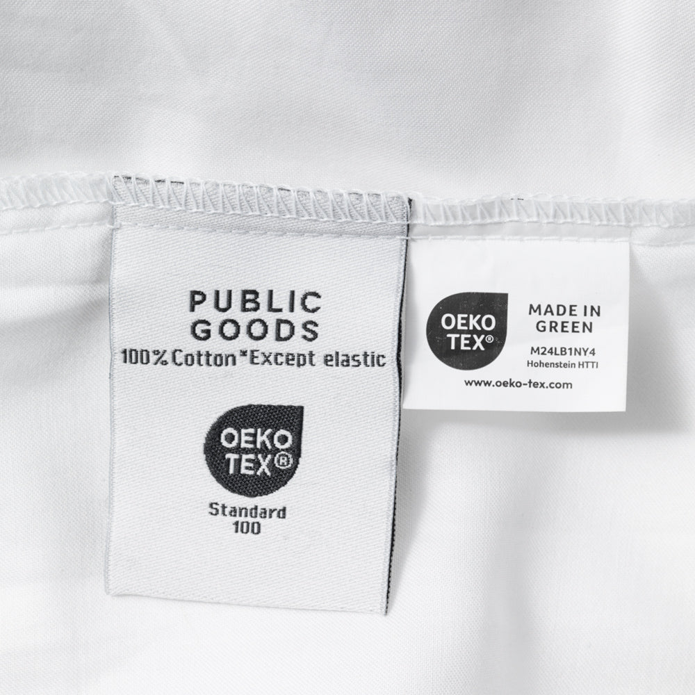 Public Goods Household Cotton White Duvet Cover