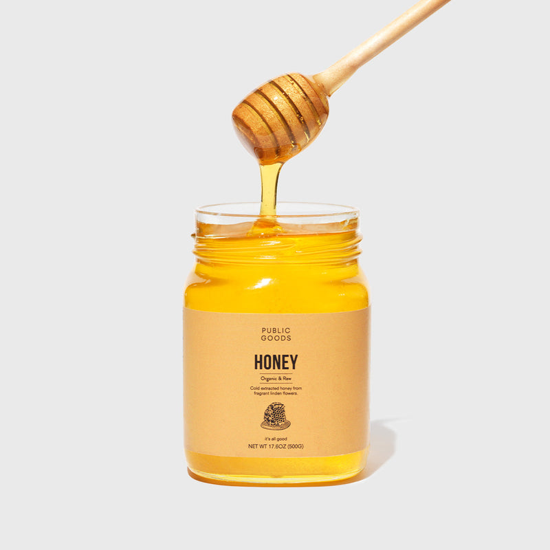 Public Goods Grocery Linden Flower Raw Honey