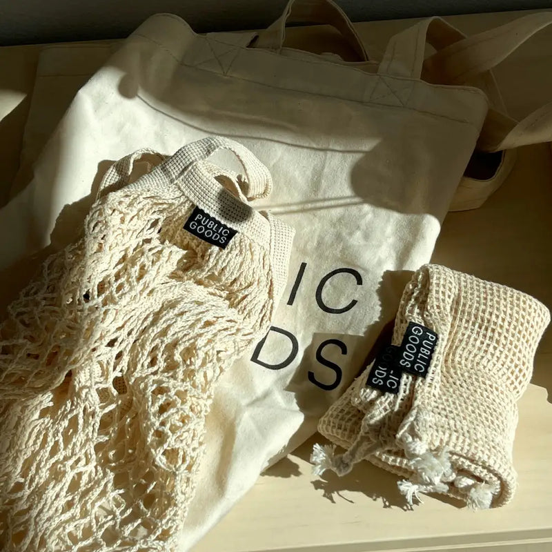 Public Goods Household Organic Reusable Cotton Tote Bag