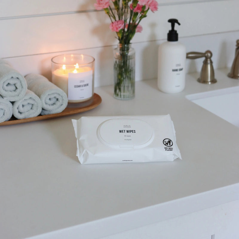 Public Goods Personal Care Pure Bamboo Wet Wipes